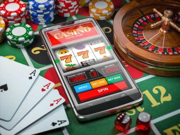 Lottery number selection with secure balance and account menu